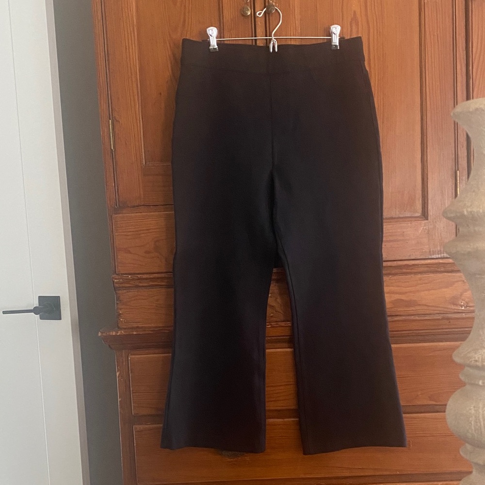 SPANX Black High-Waist Shaping Cropped Pants